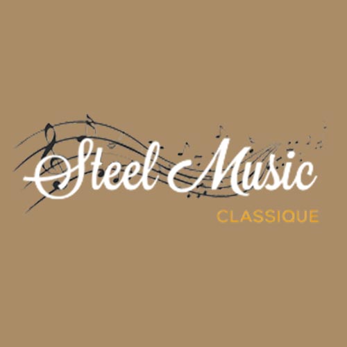 logo steel musci classique fond doré